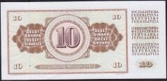 Yugoslavya 10 Dinar 1968 Çilaltı Pick 87a