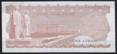 6.EMİSYON 3.TERTİP 20 LİRA F75 301536 ÇİLALTI