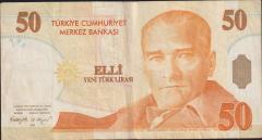 8.Emisyon 50 YTL C81 632166 Çok Temiz