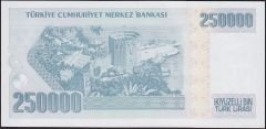 7.Emisyon 3.Tertip 250000 Lira I16 133989 Çil