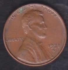 Amerika 1 Cent 1971 S