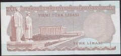 6.Emisyon 2.Tertip 20 Lira E55 079920 Çok Çok Temiz