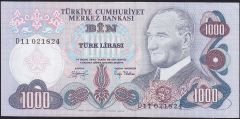 6.Emisyon 2.Tertip 1000 Lira D11 021824 Çok Çok Temiz+