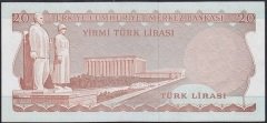 6.EMİSYON 2.TERTİP 20 LİRA C80 379472 ÇİLALTI eski para koleksiyon