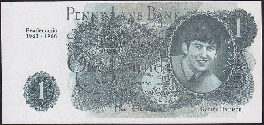 1 POUND GEORGE HARRİSON ÇİL