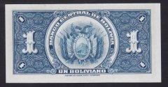 Bolivya 1 Boliviano 1928 Çil Pick 119