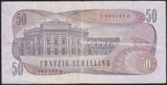 Avusturya 50 Şiling 1970 Çok Temiz