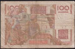 Fransa 100 Frank 18 Temmuz 1946 Çok Temiz