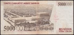 7.Emisyon 5 000 000 Lira J67 535397 Çok Temiz