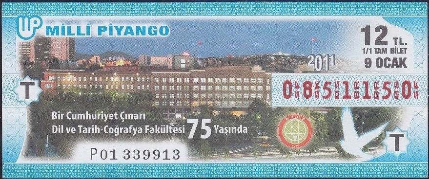 2011 9 Ocak Tam Bilet - T Serisi