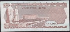 6.Emisyon 2.Tertip 20 Lira E54 024889 Çok Temiz+