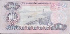 6.EMİSYON 2.TERTİP 1000 LİRA D89 700542 ÇÇT