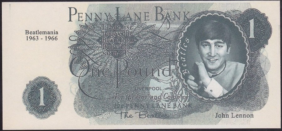 1 POUND JOHN LENNON ÇİL