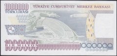 7.EMİSYON 3.TERTİP 1 000 000 LİRA U13 344989 ÇİLALTI ÇİL