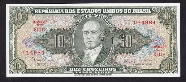 Brezilya 1 Centavo 1966 Çil Sürsajlı Pick 183b