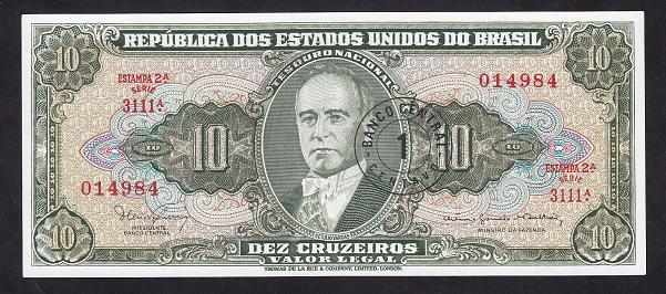 Brezilya 1 Centavo 1966 Çil Sürsajlı Pick 183b