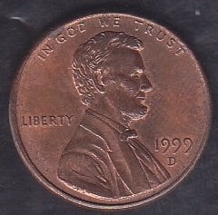 Amerika 1 Cent 1999 D