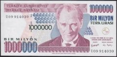 7.EMİSYON 3.TERTİP 1 000 000 LİRA U09 914030 ÇİL