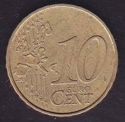 Avrupa Birliği 10 Euro Cent 2002 F Yunanistan