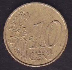 Avrupa Birliği 10 Euro Cent 2002 F Yunanistan