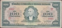 4.Emisyon 100 Lira L7 08031 Çok Temiz