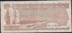 6.Emisyon 2.Tertip 20 Lira E50 004204 Çok Temiz