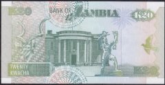 Zambia 20 Kwacha 1992 Çilaltı
