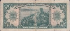 4.Emisyon 100 Lira K1 04817 Çok Temiz (açıklamayı okuyunuz)