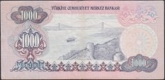6.EMİSYON 2.TERTİP 1000 LİRA D84 302597 ÇOK TEMİZ +