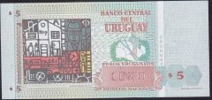 URUGUAY 5 PESOS 1998 ÇİL