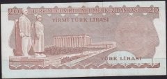 6.Emisyon 2.Tertip 20 Lira E45 369501 Çok Temiz+