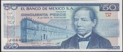 Meksika 50 Pesos 1981 Çil ( J ) Pick73