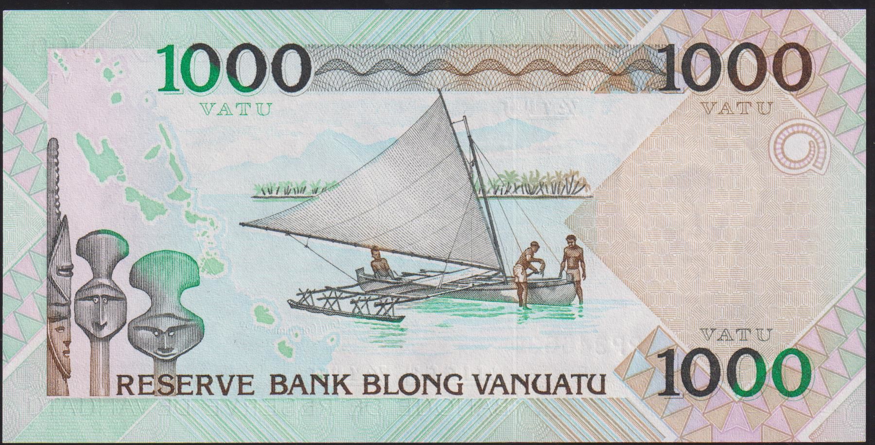 Vanuatu 1000 Vatu 2002 Çil Pick 10c