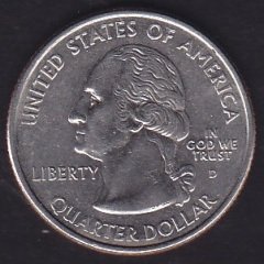 Amerika Çeyrek Dolar 2005 D Hatıra Kansas