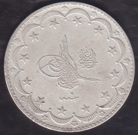 1327 / 9 REŞAT 20 KURUŞ GÜMÜŞ