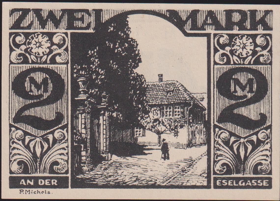 Almanya 2 Mark Notgeld 1921 Çil