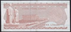6.EMİSYON 3.TERTİP 20 LİRA F64 883645 ÇÇT +