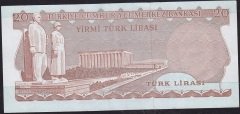 6.Emisyon 2.Tertip 20 Lira E43 016074 Ççt Çilaltı