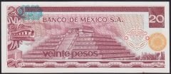 Meksika 20 Pesos 1977 Çil ( N ) Pick64d