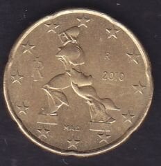 Avrupa Birliği 20 Euro Cent 2010 İtalya