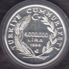 1999 YILI 4 MİLYON LİRA TOPHANE ÇEŞMESİ GÜMÜŞ ÇİL