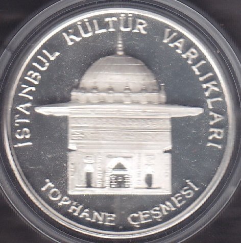 1999 YILI 4 MİLYON LİRA TOPHANE ÇEŞMESİ GÜMÜŞ ÇİL
