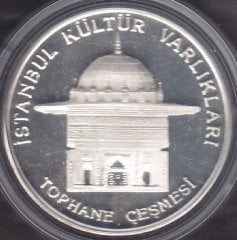 1999 YILI 4 MİLYON LİRA TOPHANE ÇEŞMESİ GÜMÜŞ ÇİL
