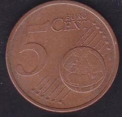 Avrupa 5 Euro Cent 2005 A Almanya