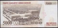 7.Emisyon 5 000 000 Lira J59 307747 Çok Temiz+