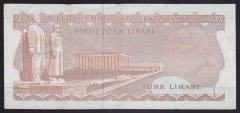 6.EMİSYON 3.TERTİP 20 LİRA F61 639246 ÇÇT