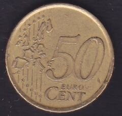 Avrupa Birliği 50 Euro Cent 2000 İspanya