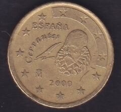 Avrupa Birliği 50 Euro Cent 2000 İspanya