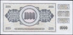 Yugoslavya 1000 Dinar 1978 Ççt Çilaltı