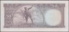 5.Emisyon 6.Tertip 50 Lira M34 012986 Ççt Çilaltı